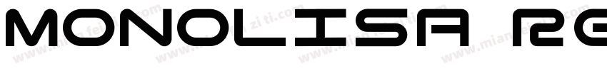 monolisa regular字体转换